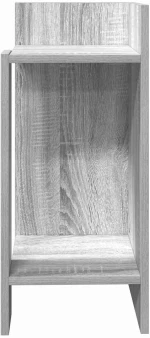 vidaXL Τραπεζάκια 2 τεμ. με ράφι Γκρι Sonoma 25,5x27x60 εκ.