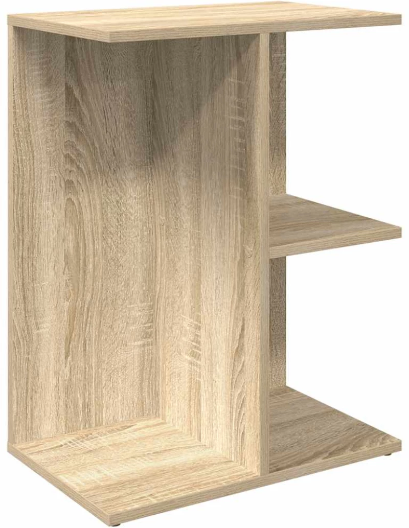 vidaXL Κομοδίνα 2 τεμ. Sonoma Δρυς 46,5x29x61 εκ. Επεξεργασμένο Ξύλο