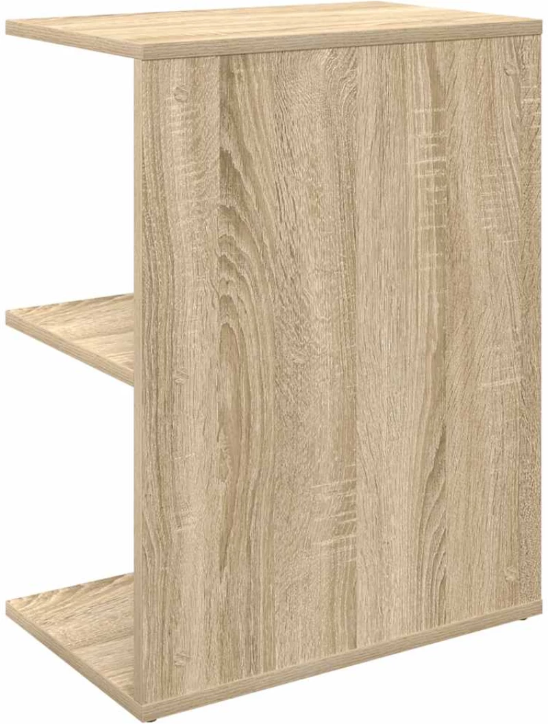 vidaXL Κομοδίνα 2 τεμ. Sonoma Δρυς 46,5x29x61 εκ. Επεξεργασμένο Ξύλο