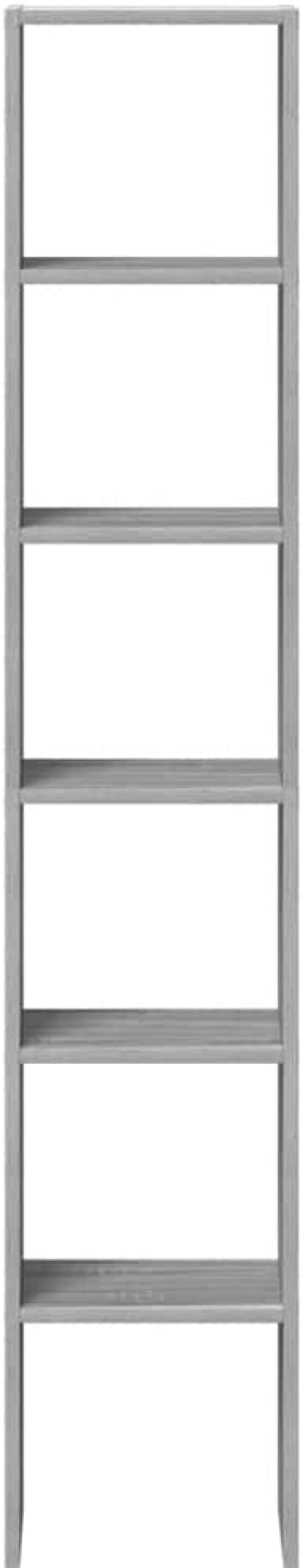 vidaXL Βιβλιοθήκες 2 τεμ. Στοιβαζόμενα Γκρι Sonoma 30x30x80 εκ.