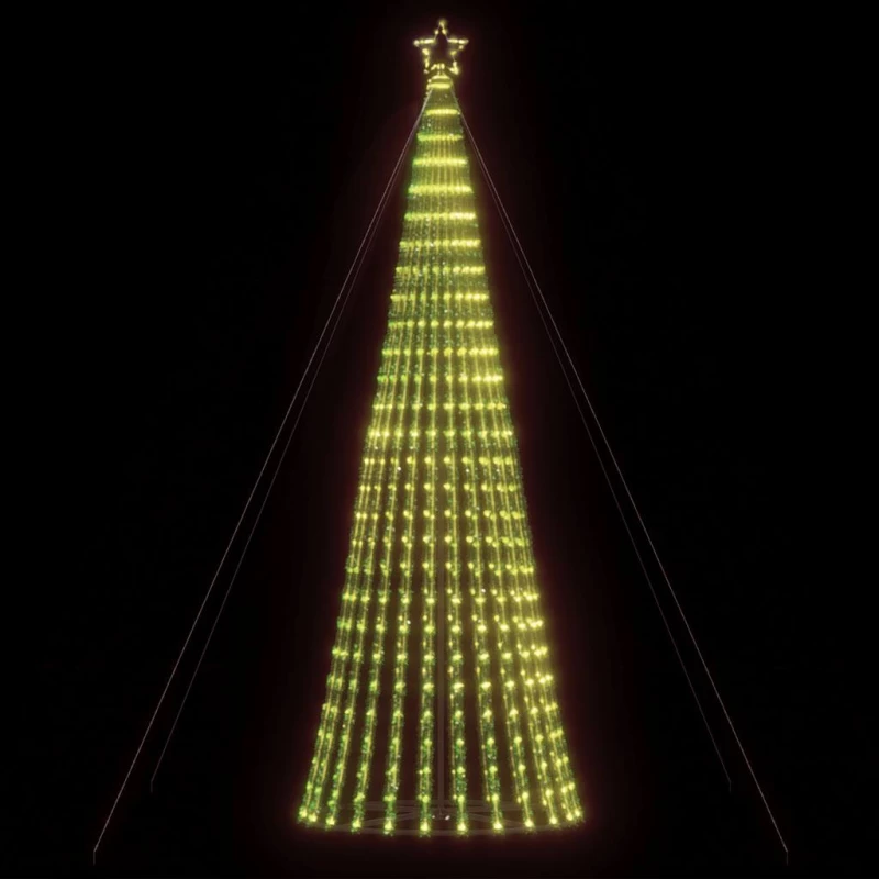 vidaXL Χριστουγεννιάτικο δέντρο LED 1028 LED Ζεστό Λευκό 403 cm