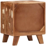 vidaXL Κομοδίνο 40x32x46 cm Στερεό ξύλο αναγεννημένο