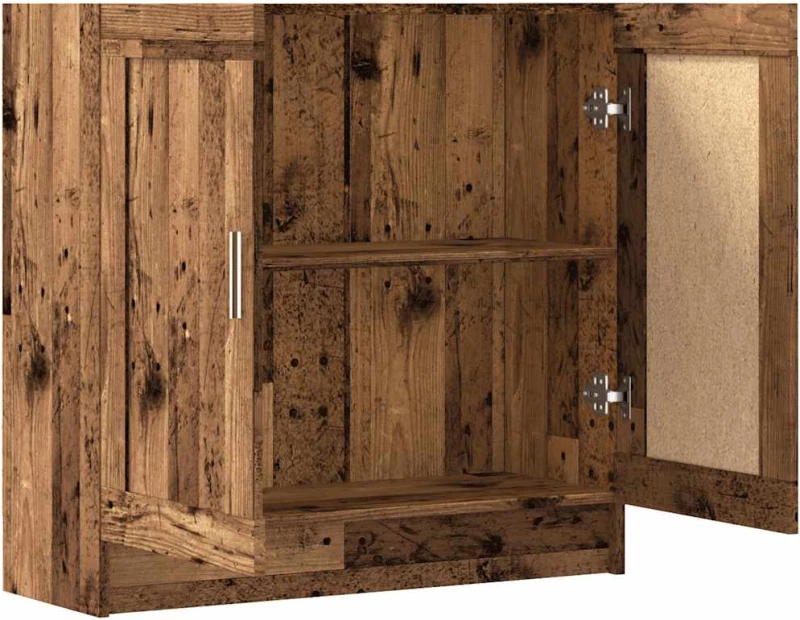 vidaXL Βιβλιοθήκη Παλιό Ξύλο 82,5 x 30,5 x 80 εκ. Μοριοσανίδα
