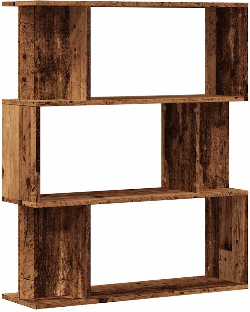 ντουλάπι βιβλίων vidaXL Παλιό ξύλο 80x24x96 cm Κατασκευασμένο ξύλο