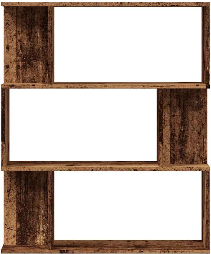 ντουλάπι βιβλίων vidaXL Παλιό ξύλο 80x24x96 cm Κατασκευασμένο ξύλο