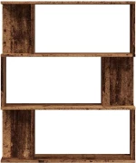 ντουλάπι βιβλίων vidaXL Παλιό ξύλο 80x24x96 cm Κατασκευασμένο ξύλο