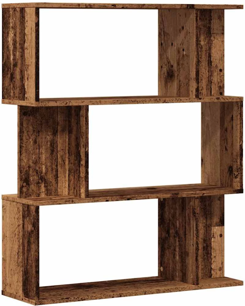 ντουλάπι βιβλίων vidaXL Παλιό ξύλο 80x24x96 cm Κατασκευασμένο ξύλο