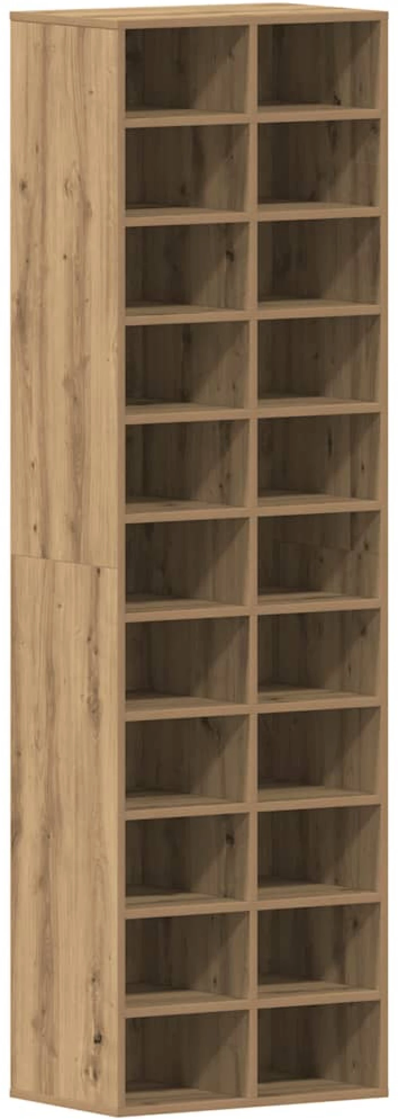 vidaXL Ντουλάπι παπουτσιών Artisan Oak 54x34x183cm Κατασκευασμένο ξύλο