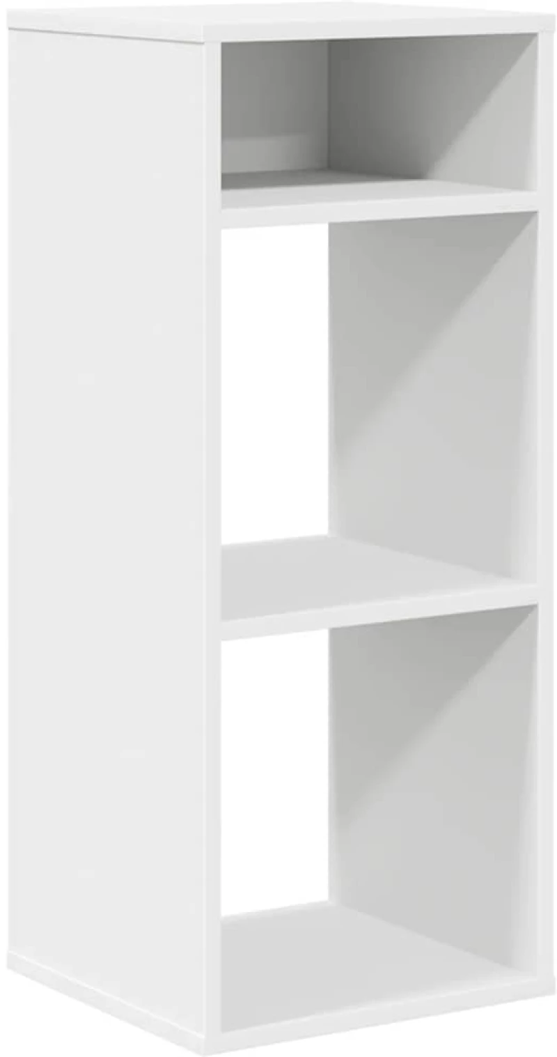 ντουλάπι βιβλίων vidaXL Λευκό 34x31x80 cm Κατασκευασμένο ξύλο