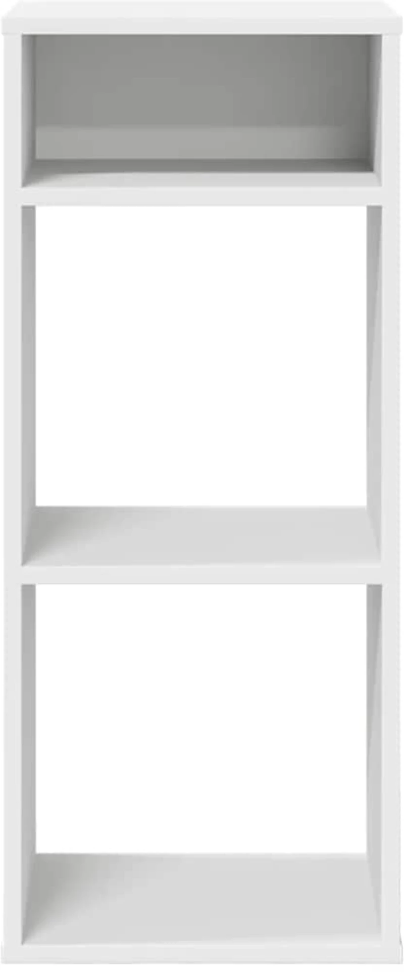 ντουλάπι βιβλίων vidaXL Λευκό 34x31x80 cm Κατασκευασμένο ξύλο