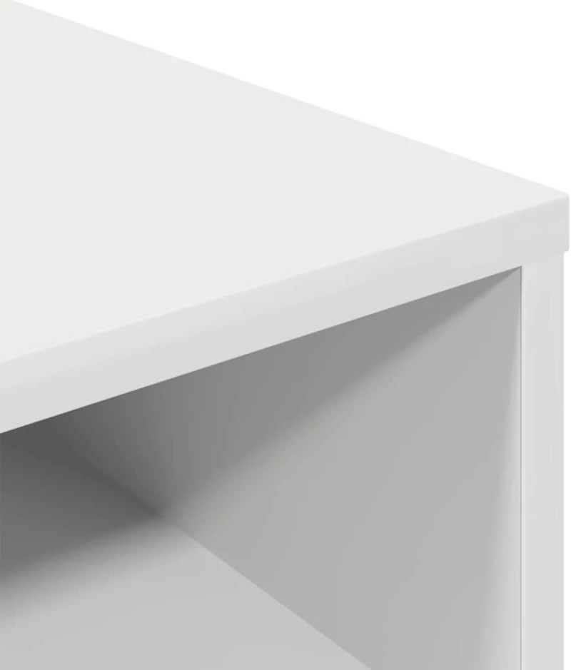 ντουλάπι βιβλίων vidaXL Λευκό 34x31x80 cm Κατασκευασμένο ξύλο