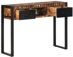 vidaXL Τραπέζι κονσόλας Πολύχρωμο 100x35x75 cm Στερεό ξύλο ανακτημένο