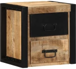 vidaXL Κομοδίνο 40x35x40 cm Στερεό ακατέργαστο ξύλο Mango