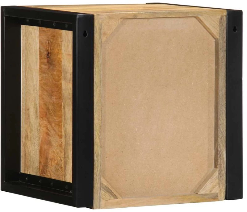 vidaXL Κομοδίνο 40x35x40 cm Στερεό ακατέργαστο ξύλο Mango