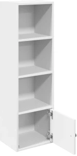 vidaXL Βιβλιοθήκη Λευκό 31x24x102 cm Ξύλο μηχανικής κατασκευής