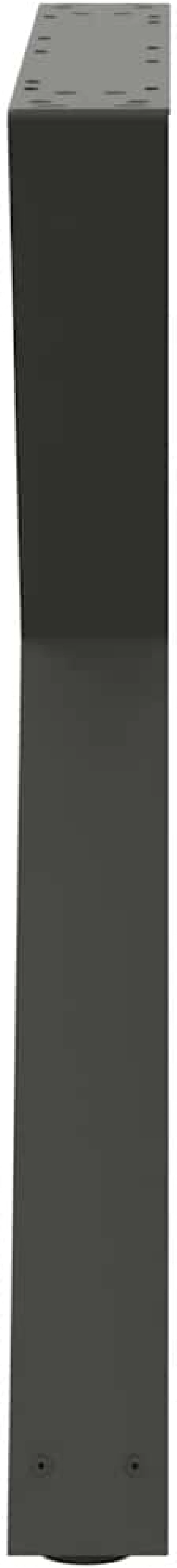 vidaXL Πόδια τραπεζαρίας 2 τεμάχια Ανθρακί 80x(72-73,3) cm Ατσάλι