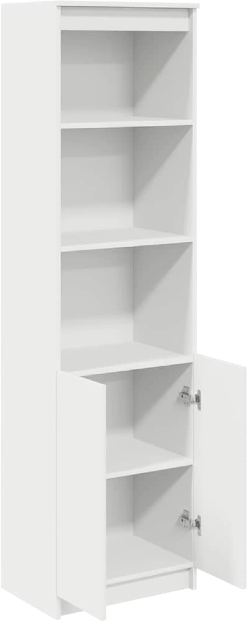 vidaXL Ντουλάπι Λευκό 50x35x180 εκ. από Επεξεργασμένο Ξύλο