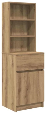 vidaXL Κομοδίνο Αρτισιανή Δρυς 39x35x125 εκ. από Επεξεργασμένο Ξύλο
