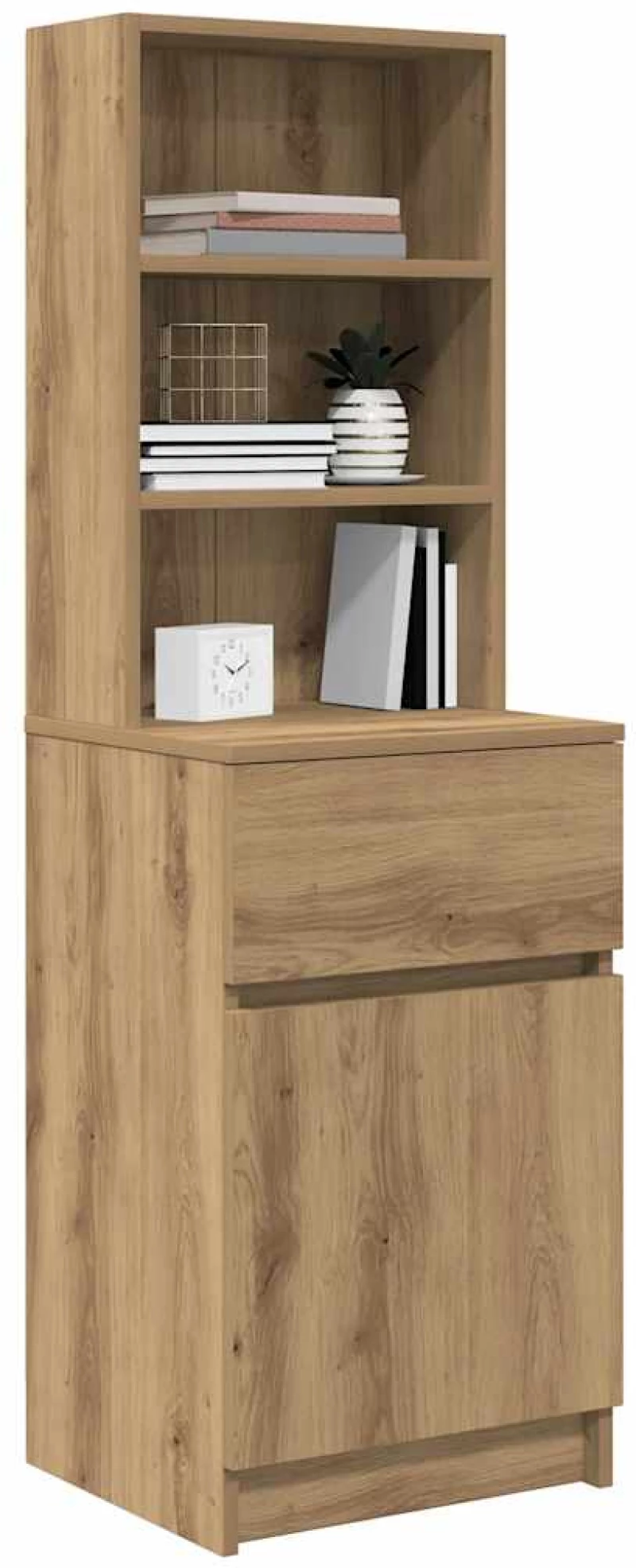 vidaXL Κομοδίνο Αρτισιανή Δρυς 39x35x125 εκ. από Επεξεργασμένο Ξύλο