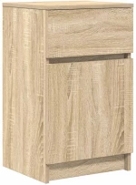 vidaXL Κομοδίνα 2 τεμ. Sonoma Δρυς 39x35x65 εκ. από Επεξεργασμένο Ξύλο