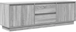 vidaXL Έπιπλο Τηλεόρασης με LED Γκρι Sonoma 160,5x41x50 εκ.
