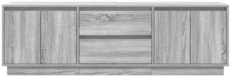 vidaXL Έπιπλο Τηλεόρασης με LED Γκρι Sonoma 160,5x41x50 εκ.