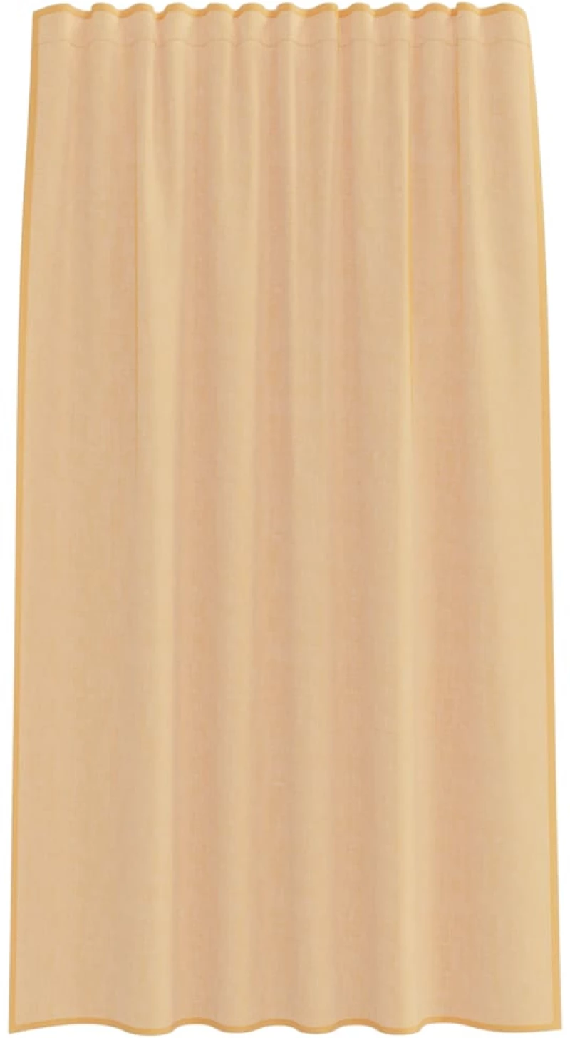 vidaXL Κουρτίνες Voile με βρόχους 2 τεμάχια Άμμος 140x175 cm