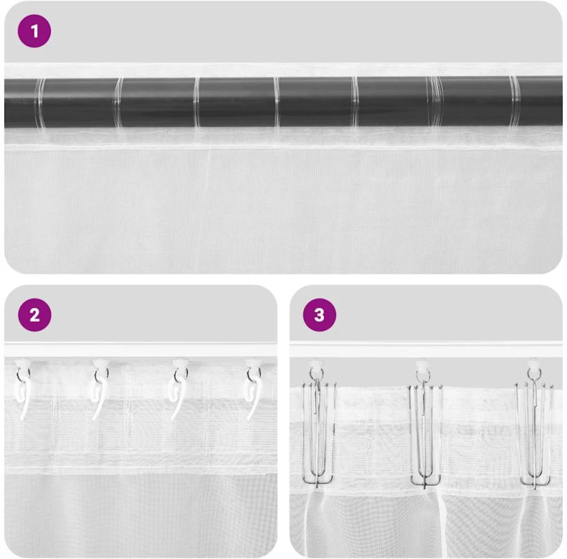 vidaXL Κουρτίνες Voile με βρόχους 2 τεμάχια Άμμος 140x175 cm