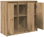 vidaXL Ντουλάπι τεχνίτης Δρυς 85x34x76 εκ. από Επεξεργασμένο Ξύλο