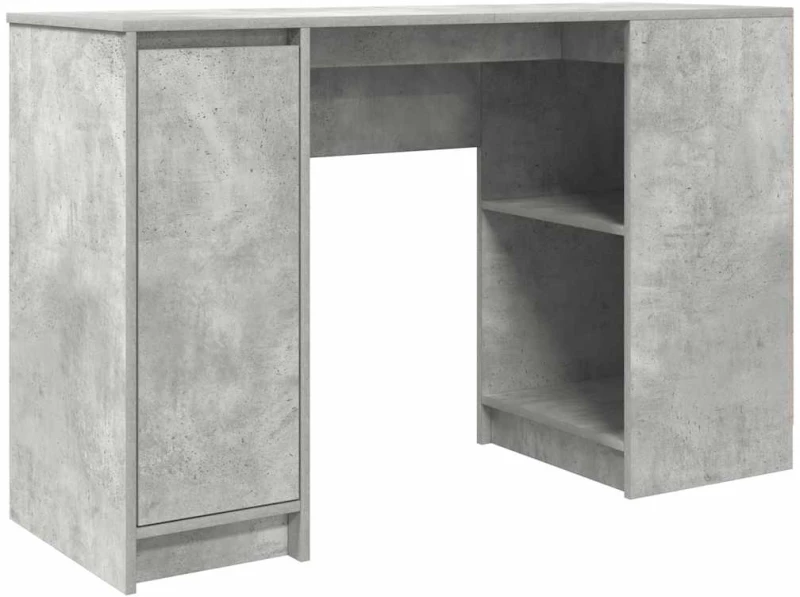 vidaXL Γραφείο Γκρι του Σκυροδέματος 120x42x76 εκ. Επεξεργασμένο Ξύλο