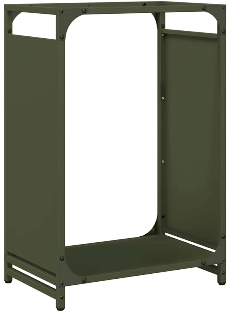 vidaXL Ράφι Καυσόξυλων 44x28x65 εκ. Χάλυβας ψυχρής έλασης