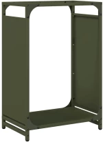 vidaXL Ράφι Καυσόξυλων 44x28x65 εκ. Χάλυβας ψυχρής έλασης