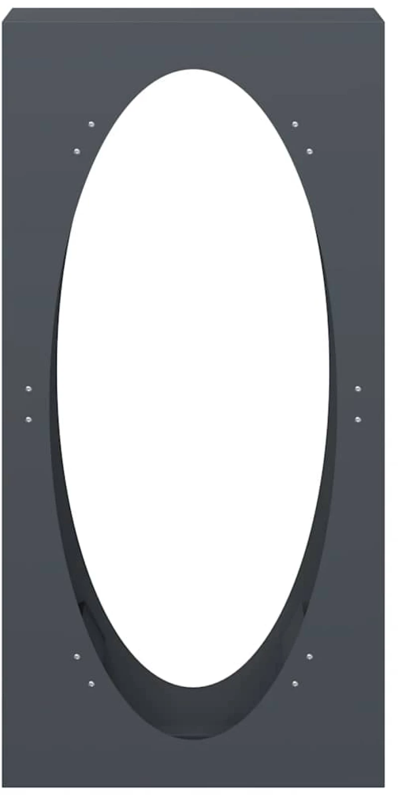 vidaXL Ράφι Καυσόξυλων Ανθρακί 50x23x100 εκ. Χάλυβας ψυχρής έλασης