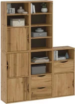 vidaXL Πλαϊνά ντουλάπια 5 τεμ. ODDA 40x24x79 εκ. από Μασίφ Ξύλο Πεύκου