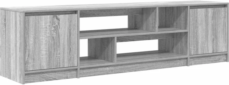 vidaXL Έπιπλο Τηλεόρασης Γκρι Sonoma 188,5x41x50 εκ. Επεξεργ. Ξύλο