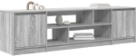 vidaXL Έπιπλο Τηλεόρασης Γκρι Sonoma 188,5x41x50 εκ. Επεξεργ. Ξύλο