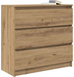 vidaXL Μπουφές Τεχνίτης Δρυς 80x35x76 εκ. Επεξεργασμένο Ξύλο