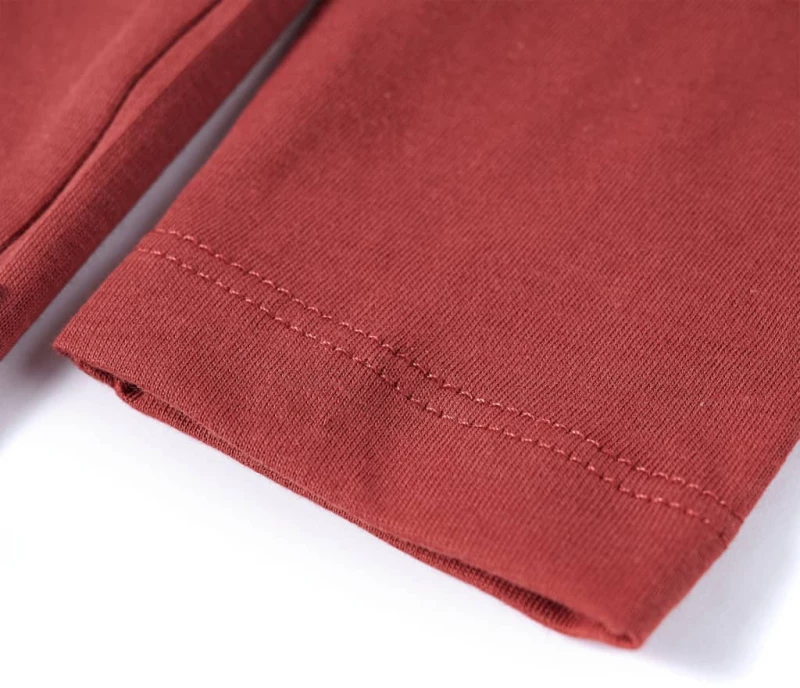 Μπλουζάκι Παιδικό Μακρυμάνικο Χρώμα Burnt Red 116