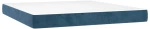 vidaXL Κρεβάτι Boxspring με Στρώμα Σκούρο Μπλε 160x200 εκ. Βελούδινο