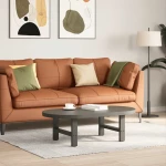 vidaXL Πόδια τραπεζιού σαλονιού Ανθρακί 2 τεμ. 50x(30-31) εκ. Ατσάλι