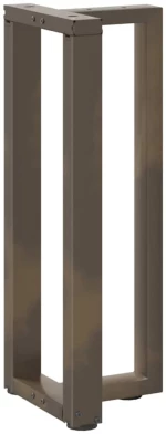 vidaXL Πόδια τραπεζιού κονσόλας σχήμα T 2τεμ. 25x28x(72-73)εκ. Ατσάλι