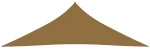 vidaXL Πανί Σκίασης Taupe 3 x 3 x 4,2 μ. από HDPE 160 γρ/μ²