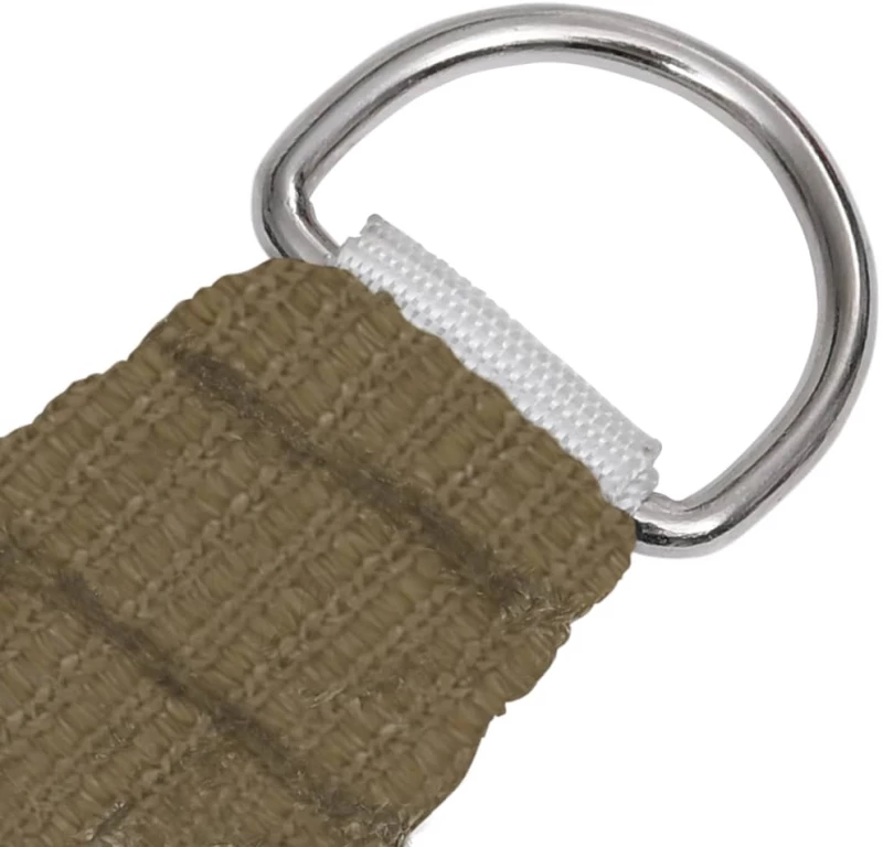 vidaXL Πανί Σκίασης Taupe 3 x 3 x 4,2 μ. από HDPE 160 γρ/μ²