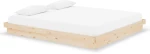 vidaXL Πλαίσιο Κρεβατιού 180 x 200 εκ. Μασίφ Ξύλο Super King Size