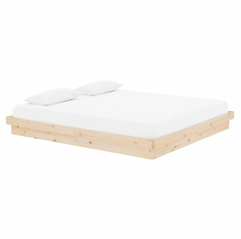 vidaXL Πλαίσιο Κρεβατιού 180 x 200 εκ. Μασίφ Ξύλο Super King Size
