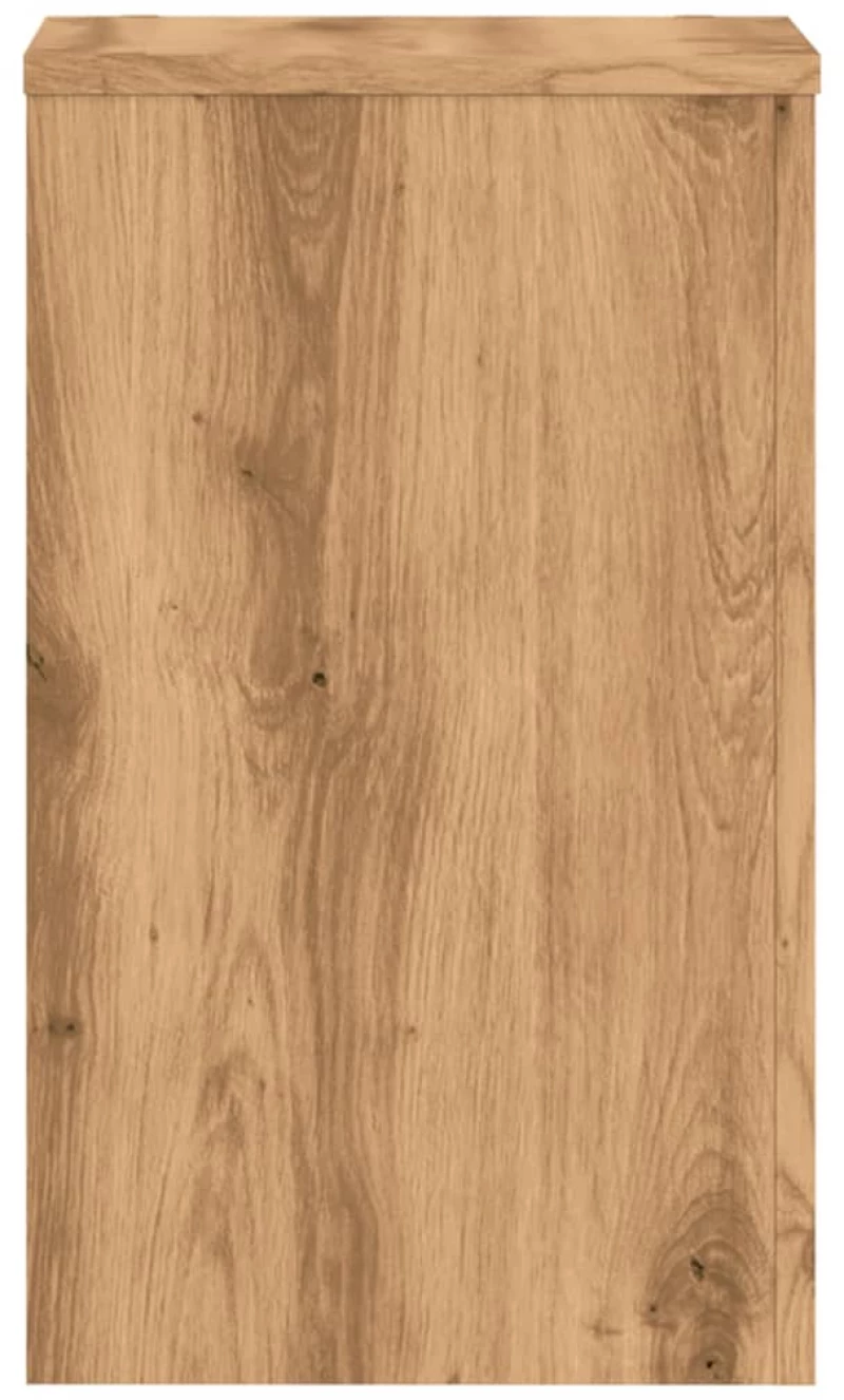 vidaXL Βάσεις Φυτών 2 τεμ. Αρτισιανή Δρυς 30x30x50 εκ. Επεξ. Ξύλο