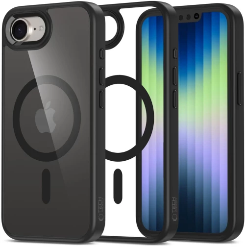 TECH-PROTECT MAGMAT MAGSAFE-APPLE IPHONE 16e BLACK/CLEAR