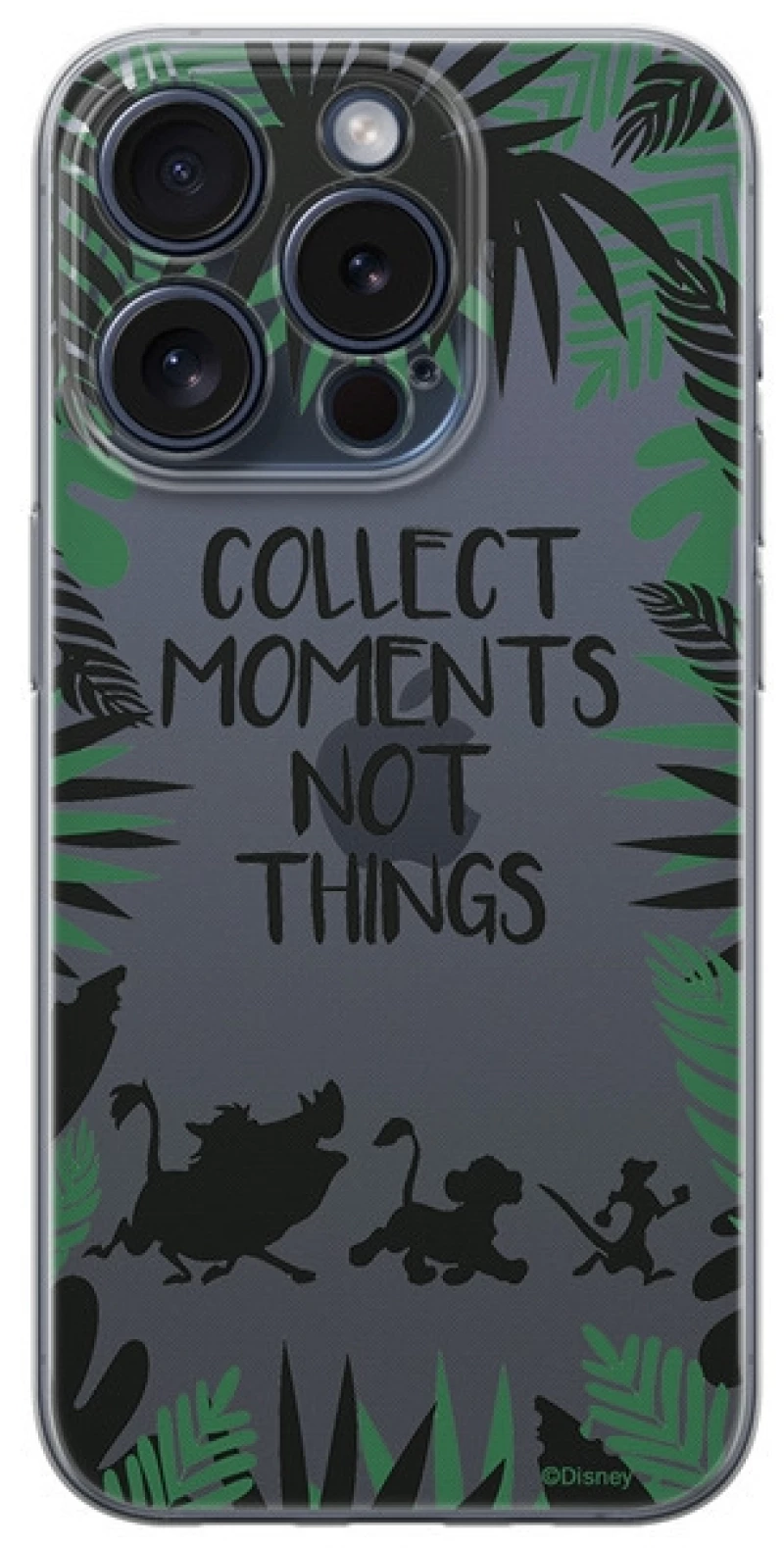 Disney Case Apple iPhone 15 Pro Lion King Partial Print Moments Black