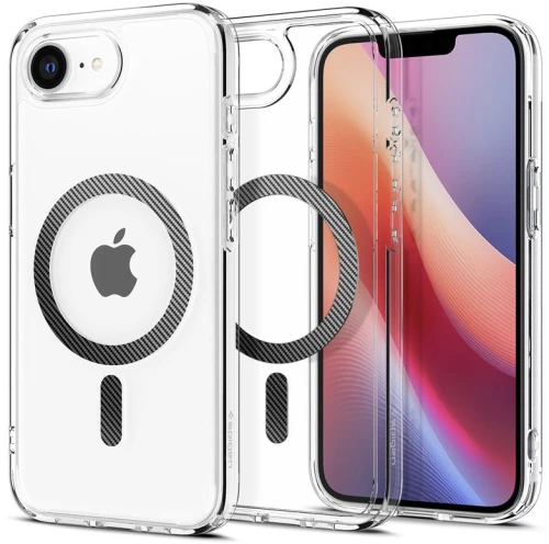 Spigen Ultra Hybrid MagSafe clear carbon fiber-Apple iPhone 16e (ACS09140)