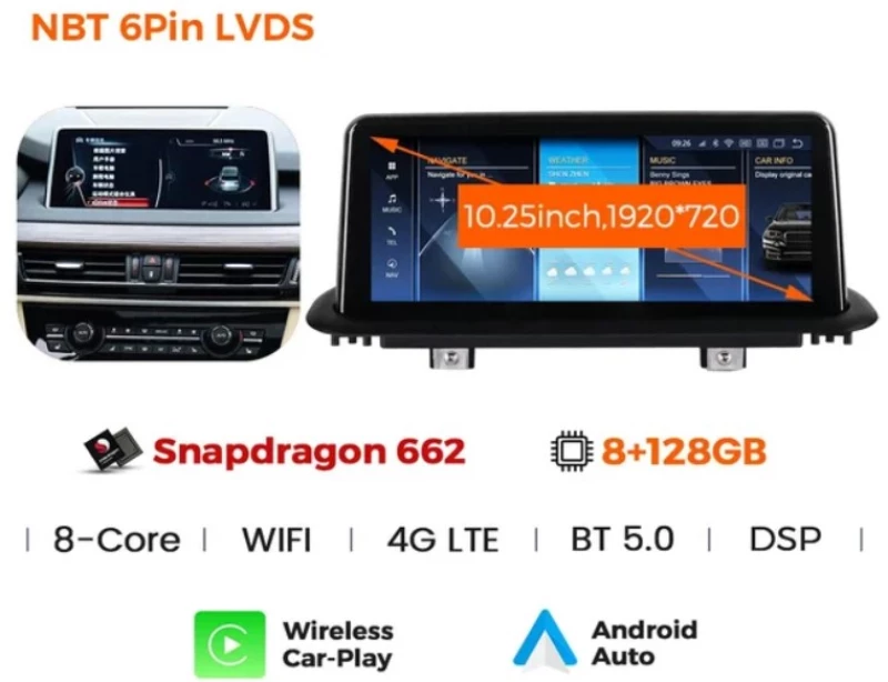 CARMEDIA CMFB81025 PRO 10.25'' OEM BMW X5 (F15) NBT 2014-2017